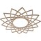 Ekena Millwork Eleanor Wood Fretwork Pierced Ceiling Medallion, Red Oak, 24"OD x 9 1/4"ID x 3/8"T CMWP24X24X0375EARO - alternate 3